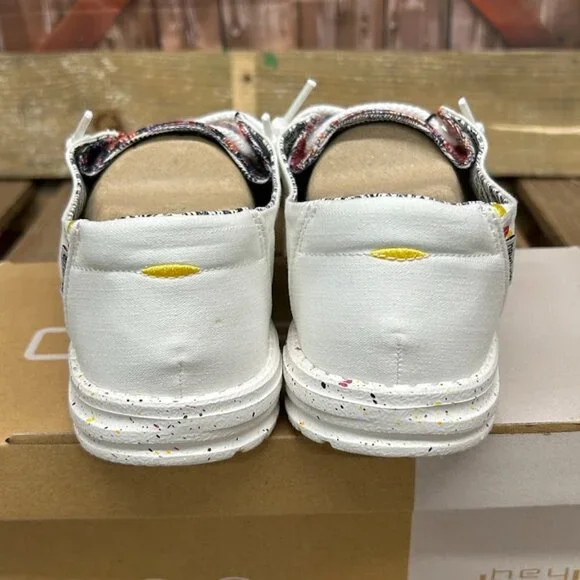 Women's Hey Dude Wendy Boho Distressed Azca Shoe Size 12 - Picture 5 of 6